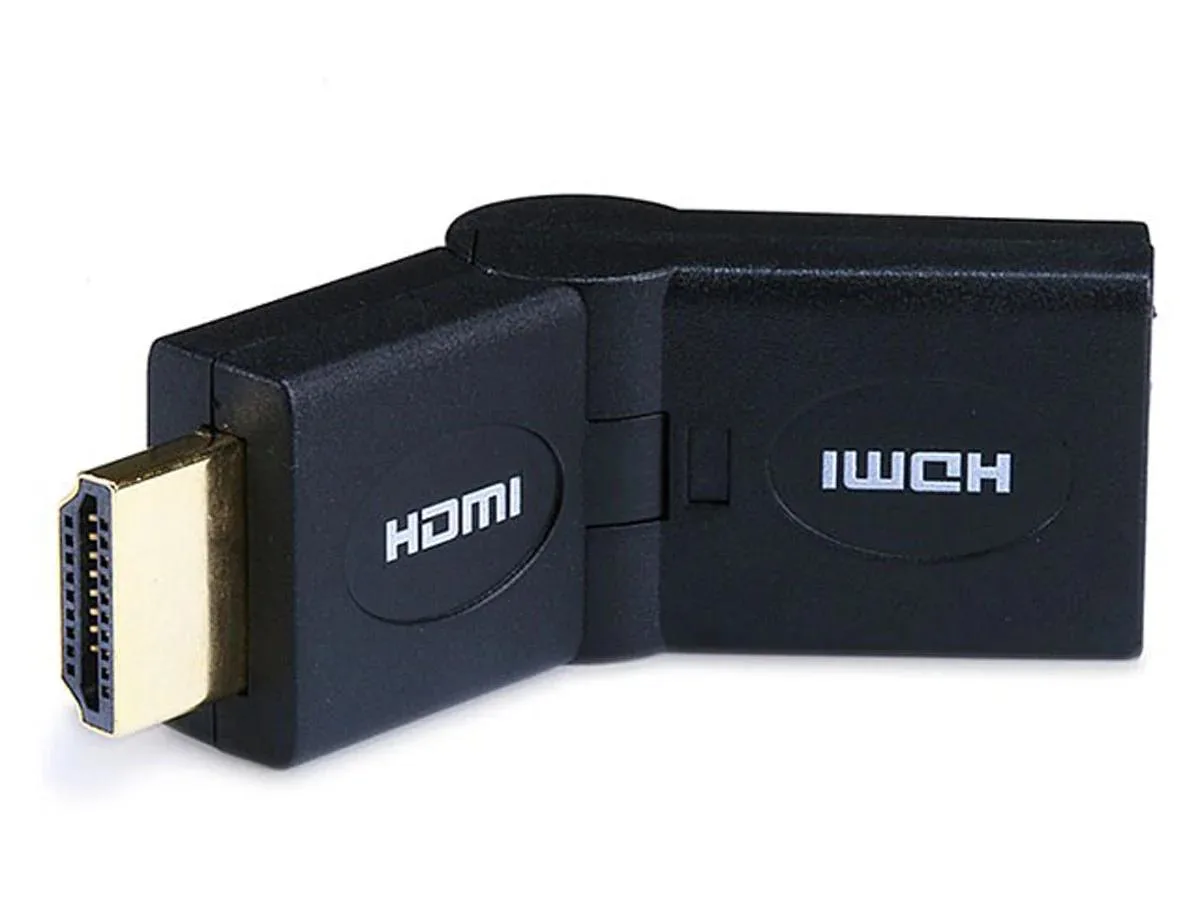 Monoprice Inc. Monoprice Inc. HDMI Port Saver Adapter Male to Female 90 Degree Swivel — product photo