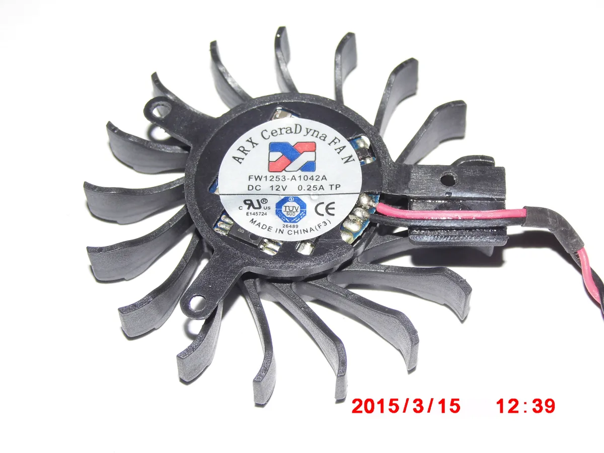 OEM Industries OEM Industries FW1253-A1042A 12V 0.25A 2Wire HD4650 4670 CPU cooler — product photo