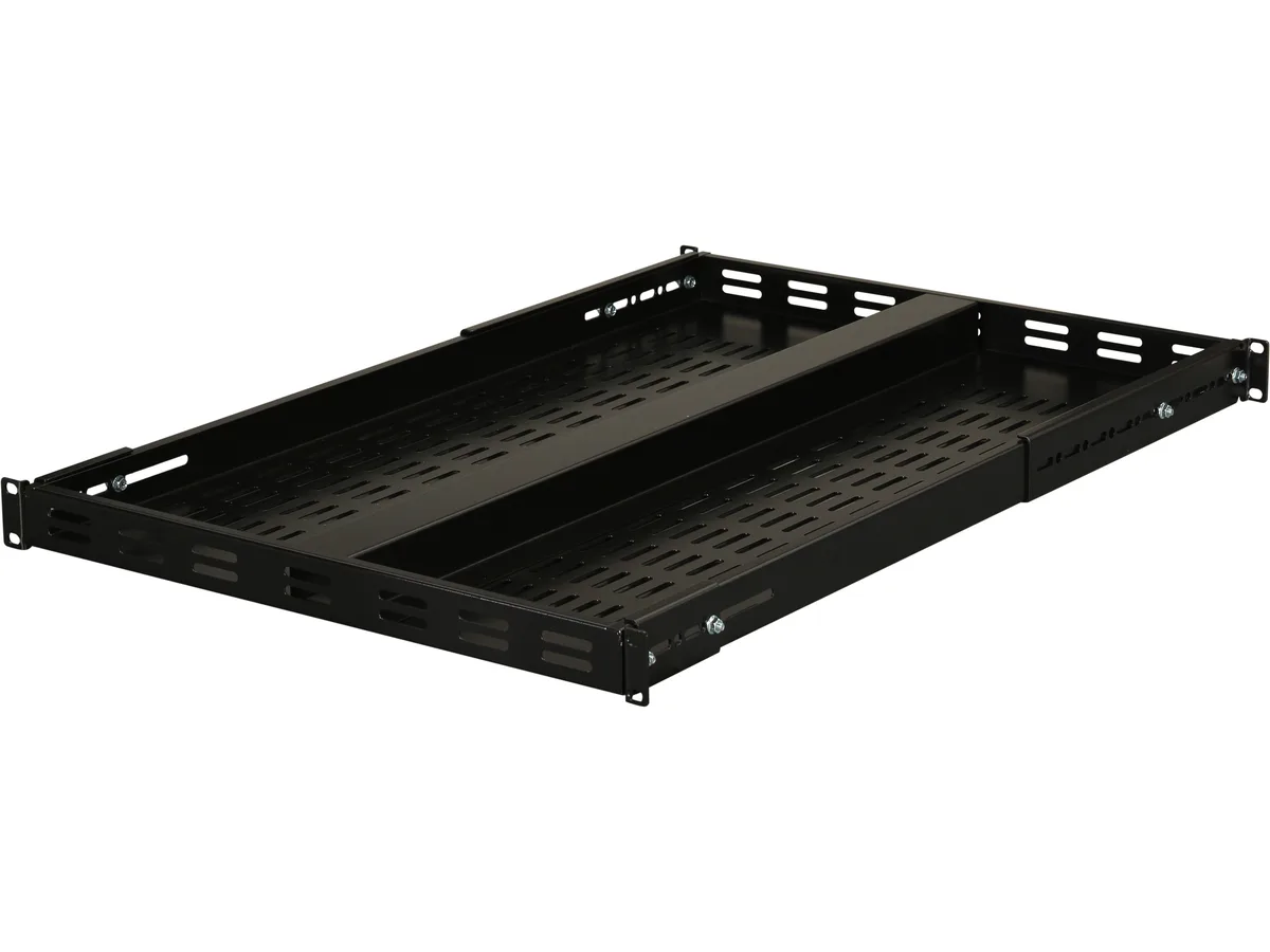 STARTECH STARTECH ADJSHELF 1U Adjustable Rack Shelf 175 lbs 80 kg server accessory — product photo