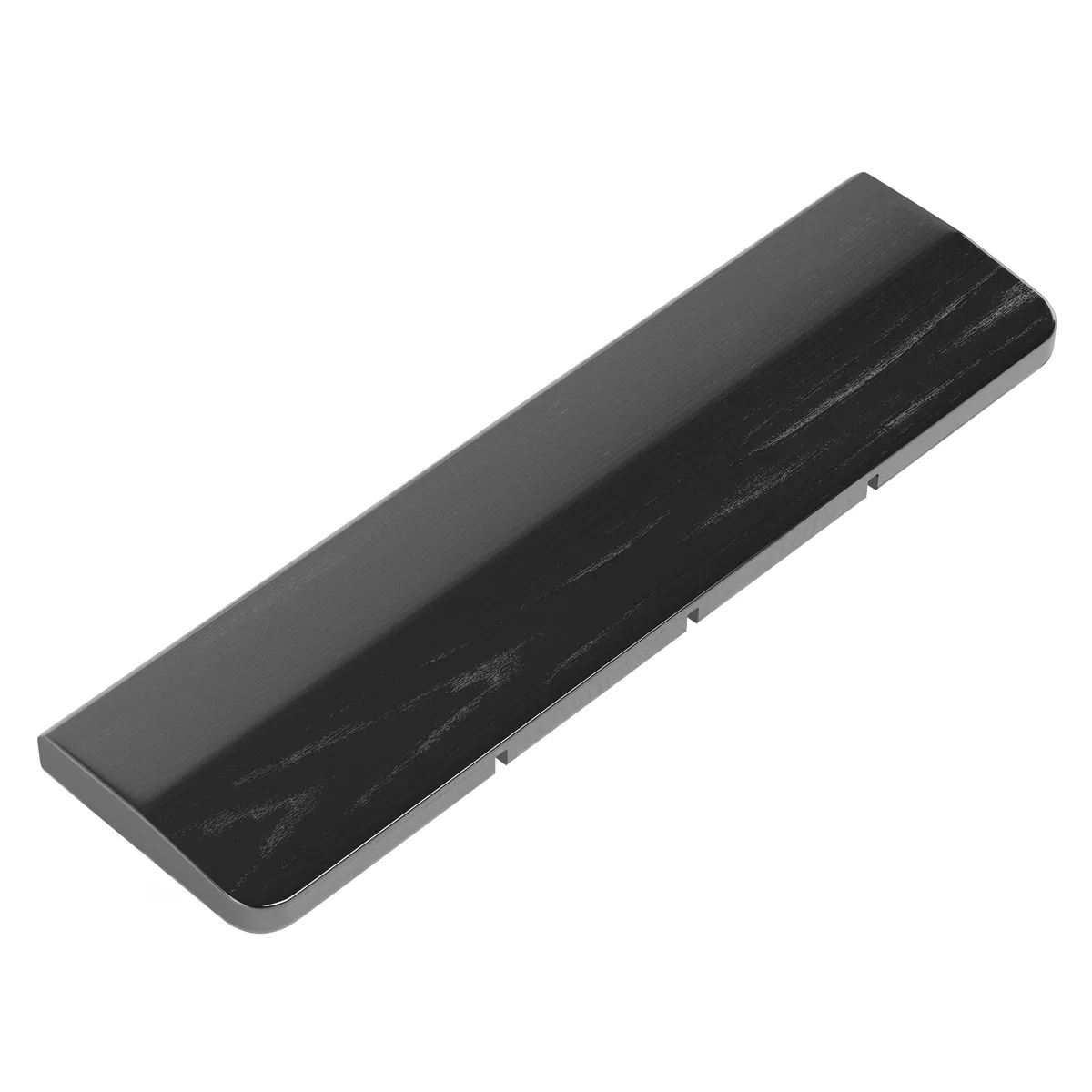  Keychron ST-008 Wooden Wrist Rest Black Lacquered 12-inch 20mm Thickness — product photo