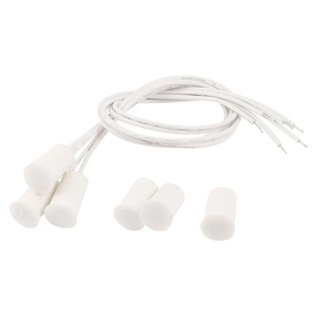 Unique-Bargains Unique-Bargains 3pcs Recessed Magnetic Door Window Sensor White — product photo