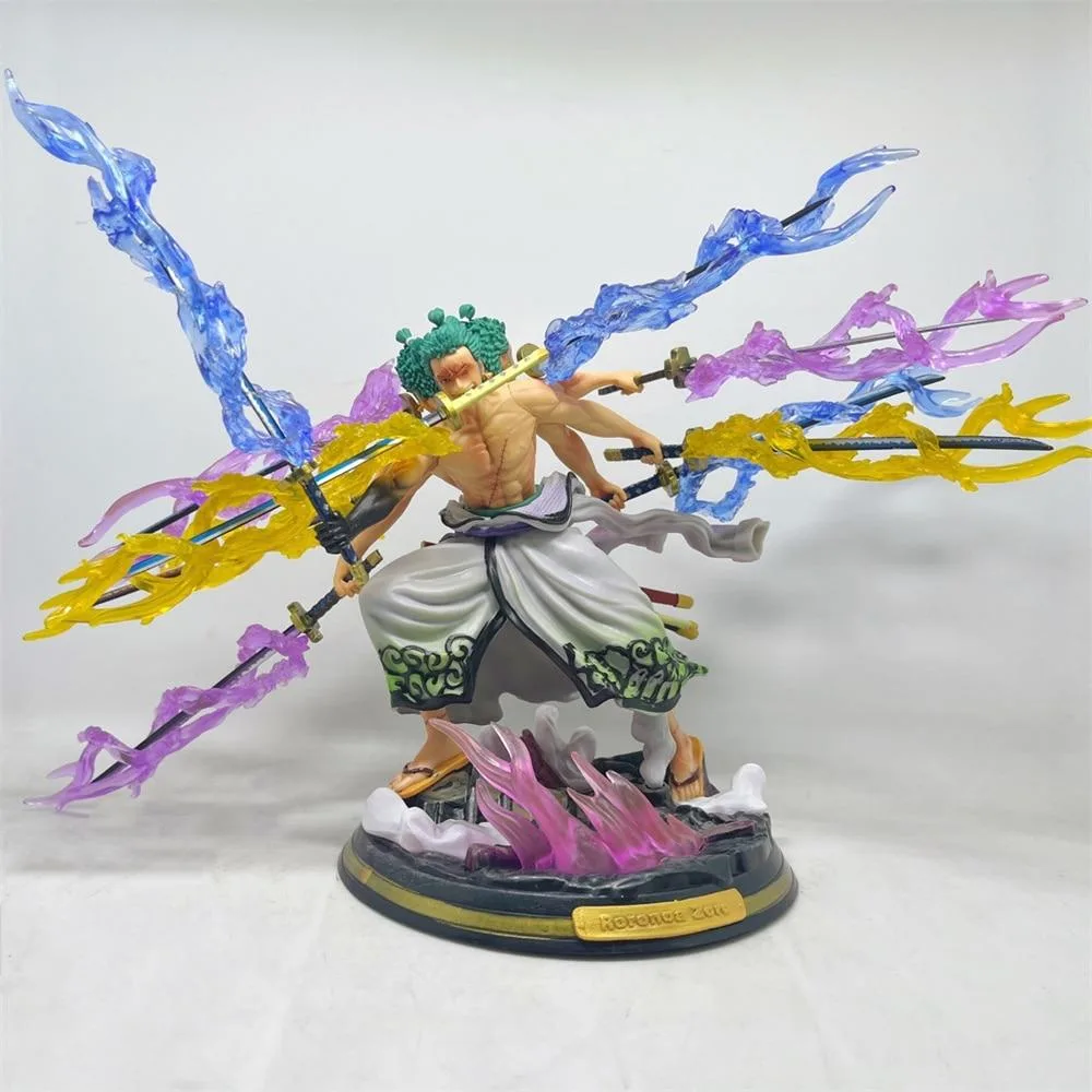 YINGHUA YINGHUA One Piece Roronoa Zoro Nine Knives Flow action figure 22cm — product photo