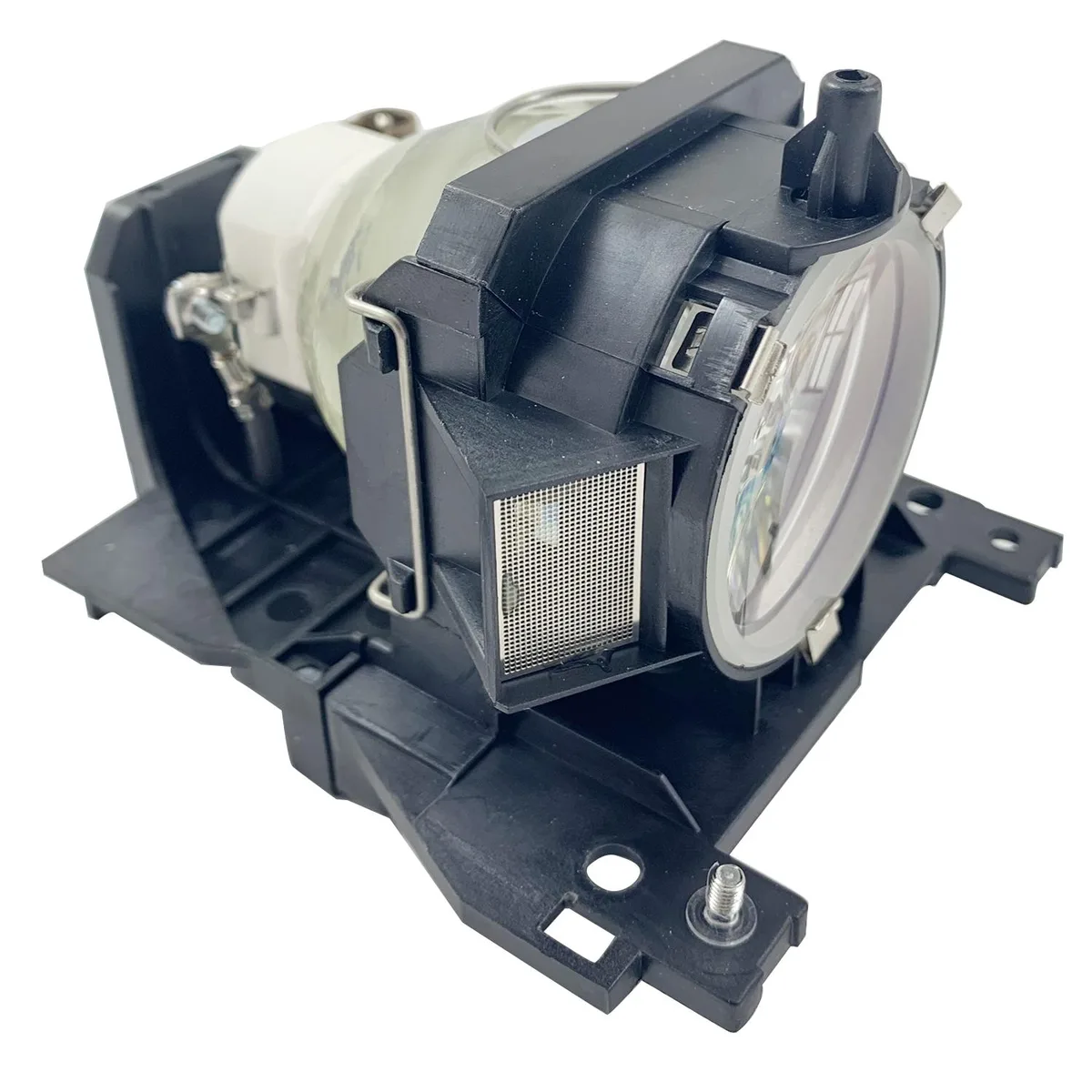 Hitachi CP-X206 projector lamp housing with genuine OEM bulb inside