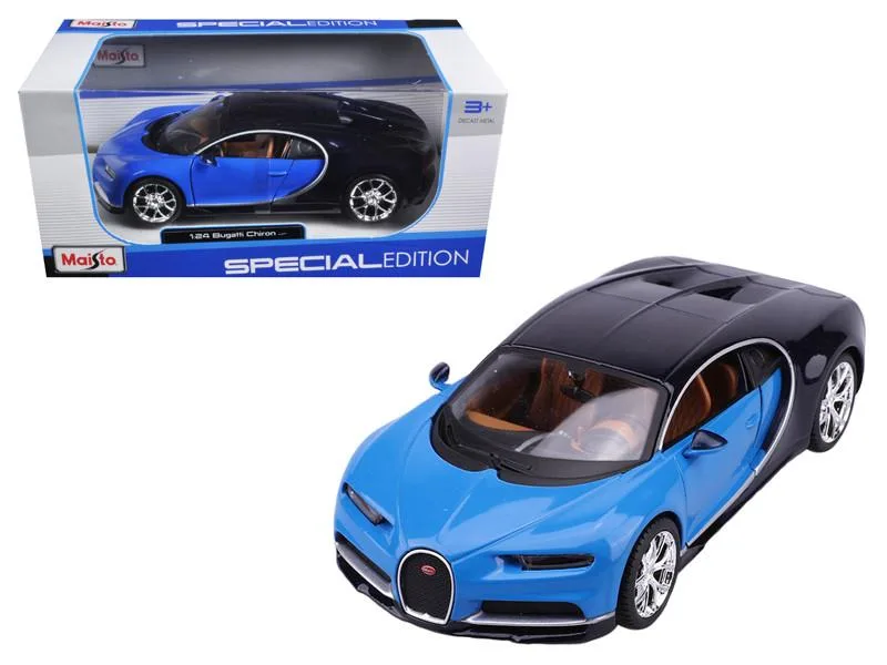 Maisto Maisto Bugatti Chiron Blue Dark Blue 1/24 Diecast Vehicle — product photo