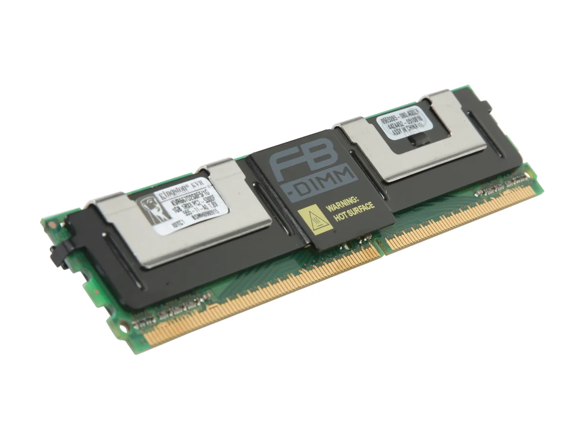 Kingston Technology Corp. Kingston Technology Corp. KVR667D2S8F5/1G 1GB DDR2 Fully Buffered ECC Server RAM — product photo