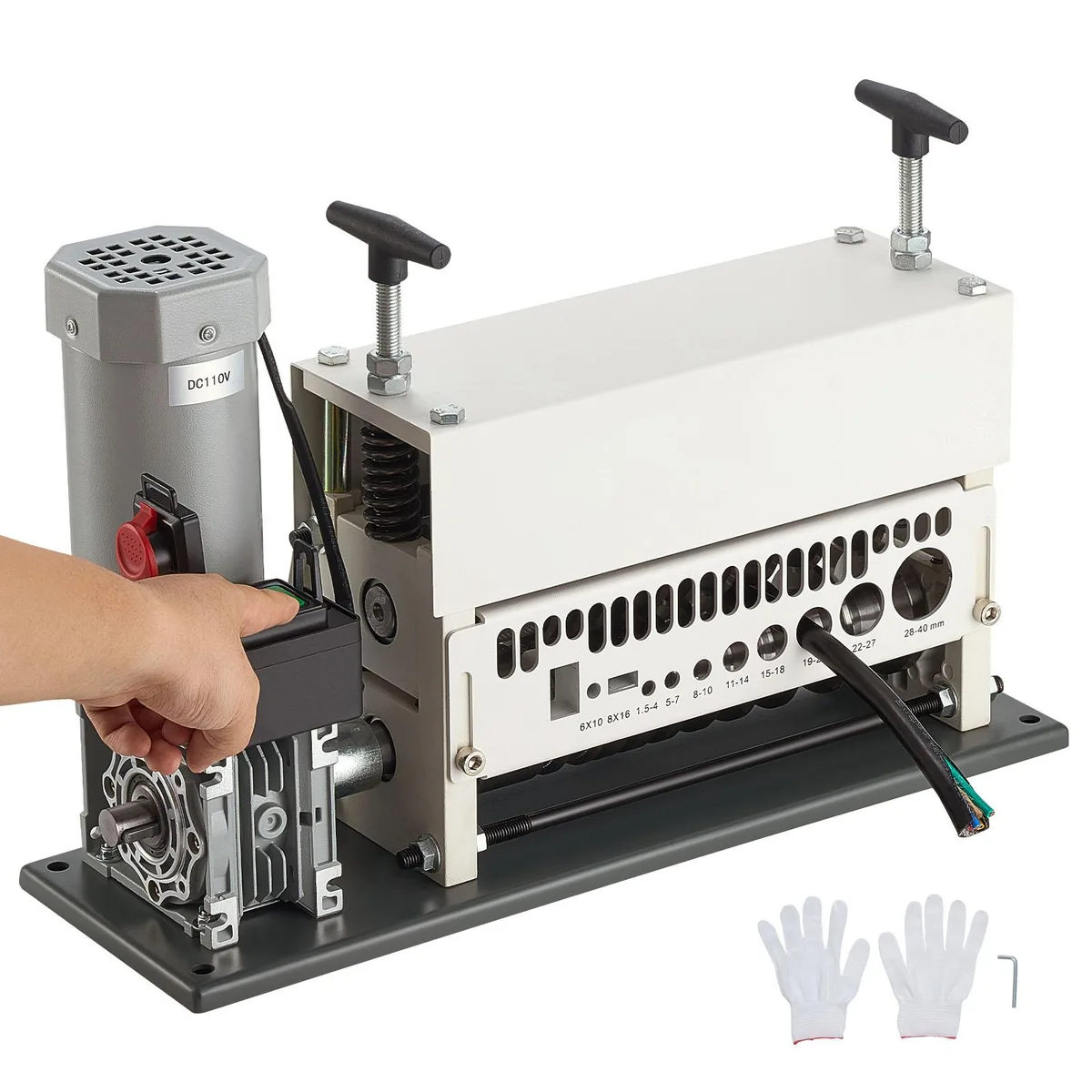 VEVOR VEVOR ZD-40FL Wire Stripper 11 Channel 0.06-1.57 in 370W — product photo