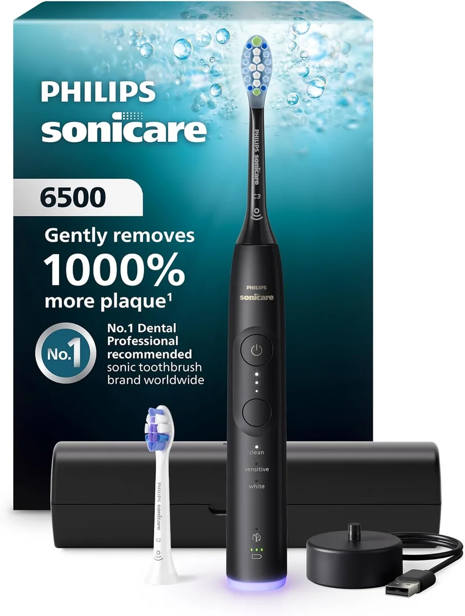 Sonicare Sonicare HX7411/08 6500 Series Electric Toothbrush Black oral care — product photo