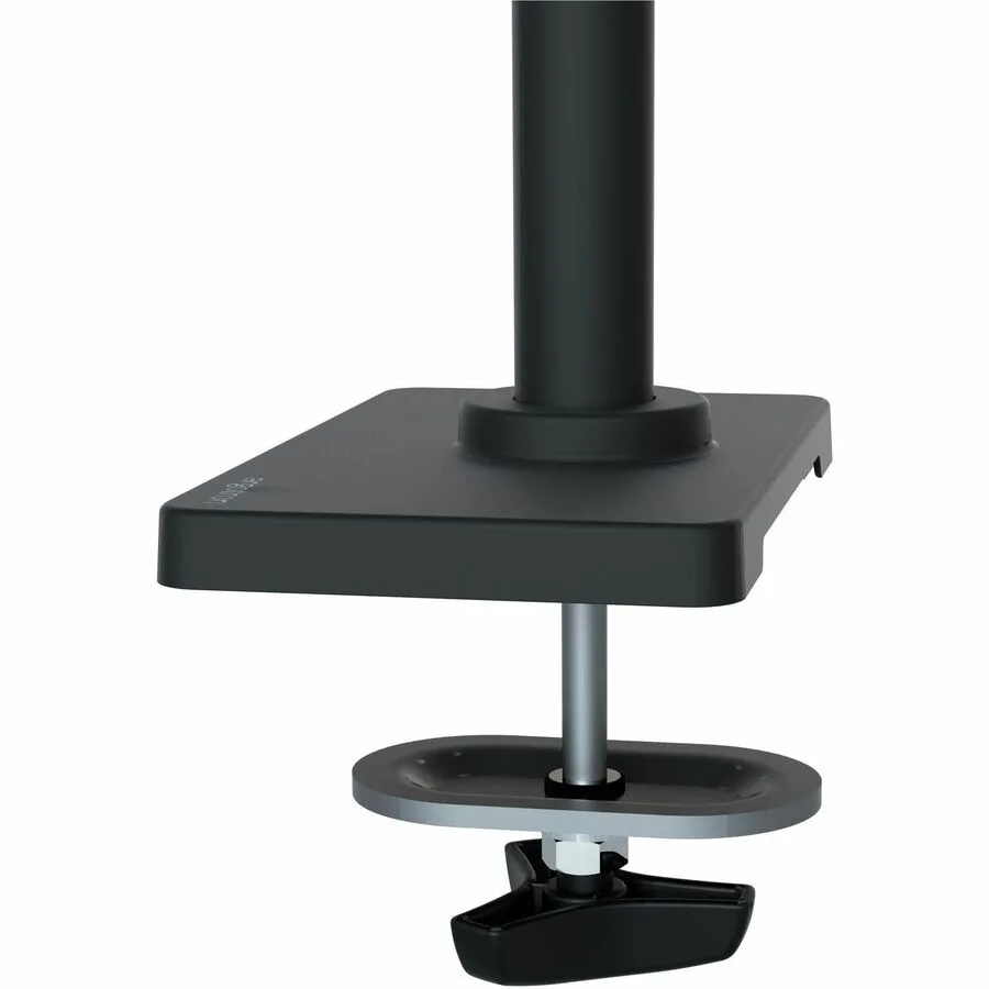 Black metal grommet mount base for multi-arm setup