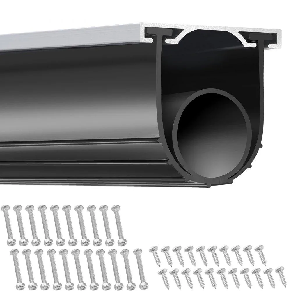 VEVOR VEVOR Garage Door Seal U+O 16 ft Black 3 3/4 in — product photo