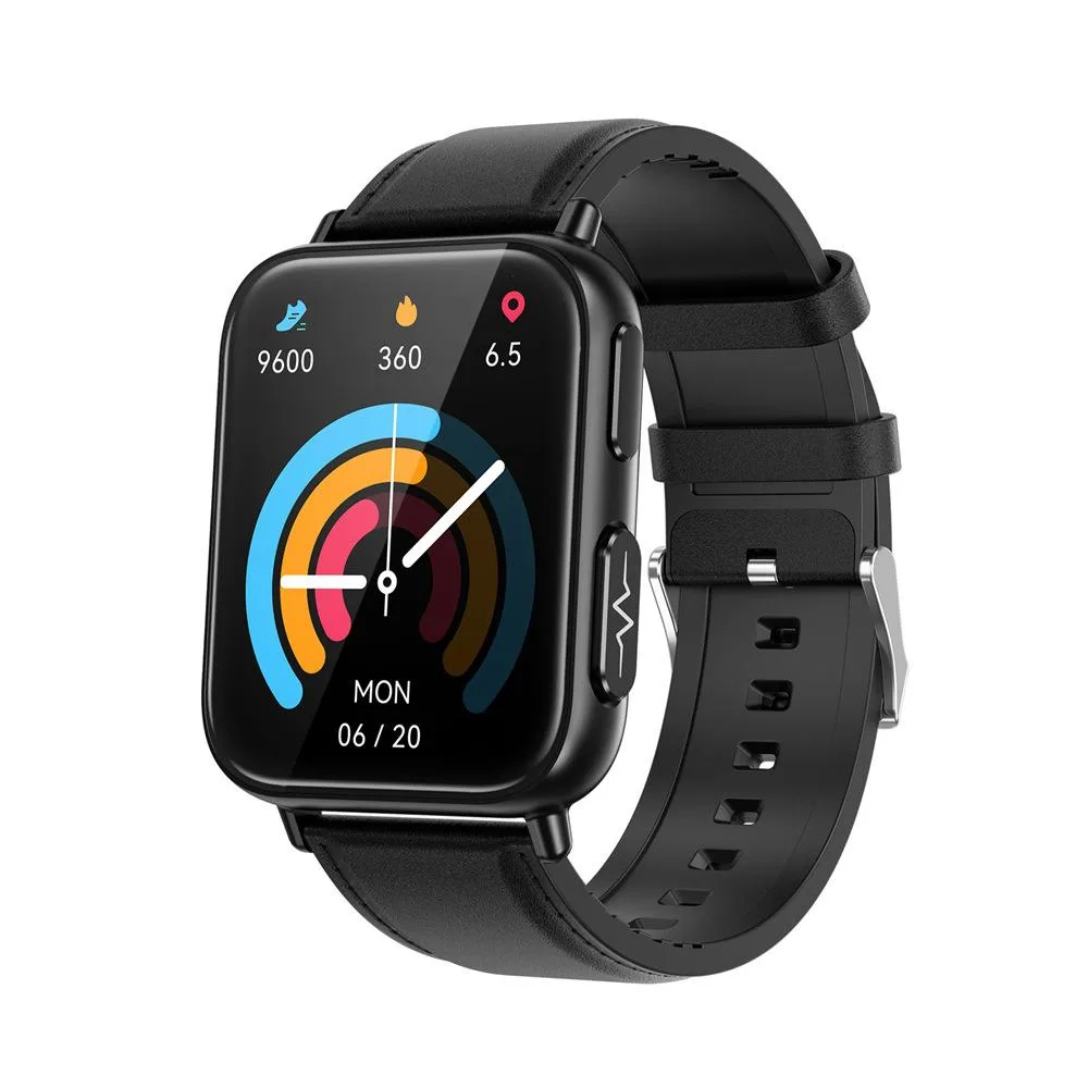 allentian allentian Tk10 Smart Watch Black Leather Medium 160G — product photo