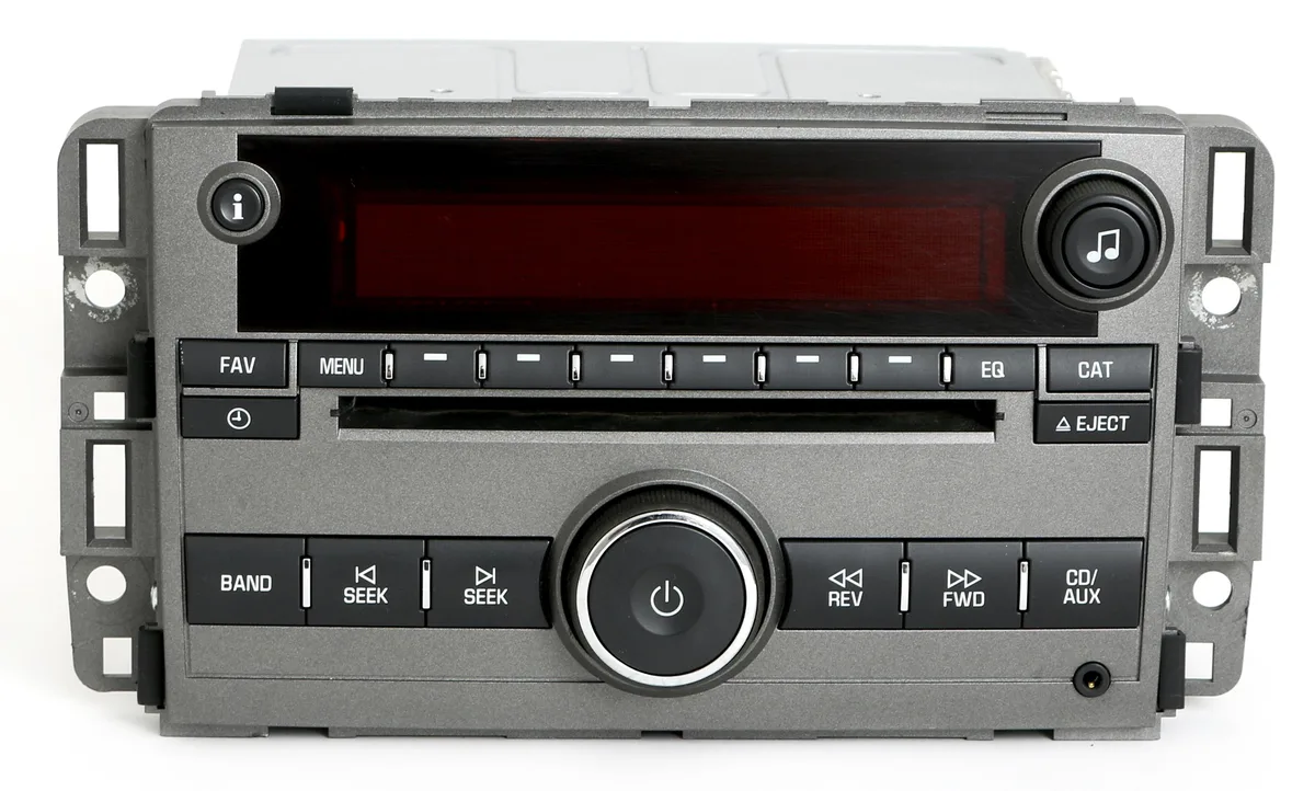 1 Factory Radio 1 Factory Radio 25866724 2008 Saturn Vue Gray AM FM CD MP3 AUX — product photo
