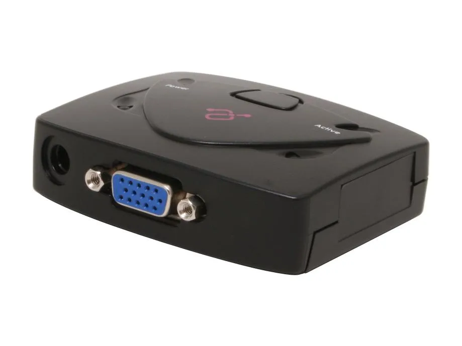Aluratek Aluratek AVS02 2-Port VGA Video Splitter 6ft cable — product photo