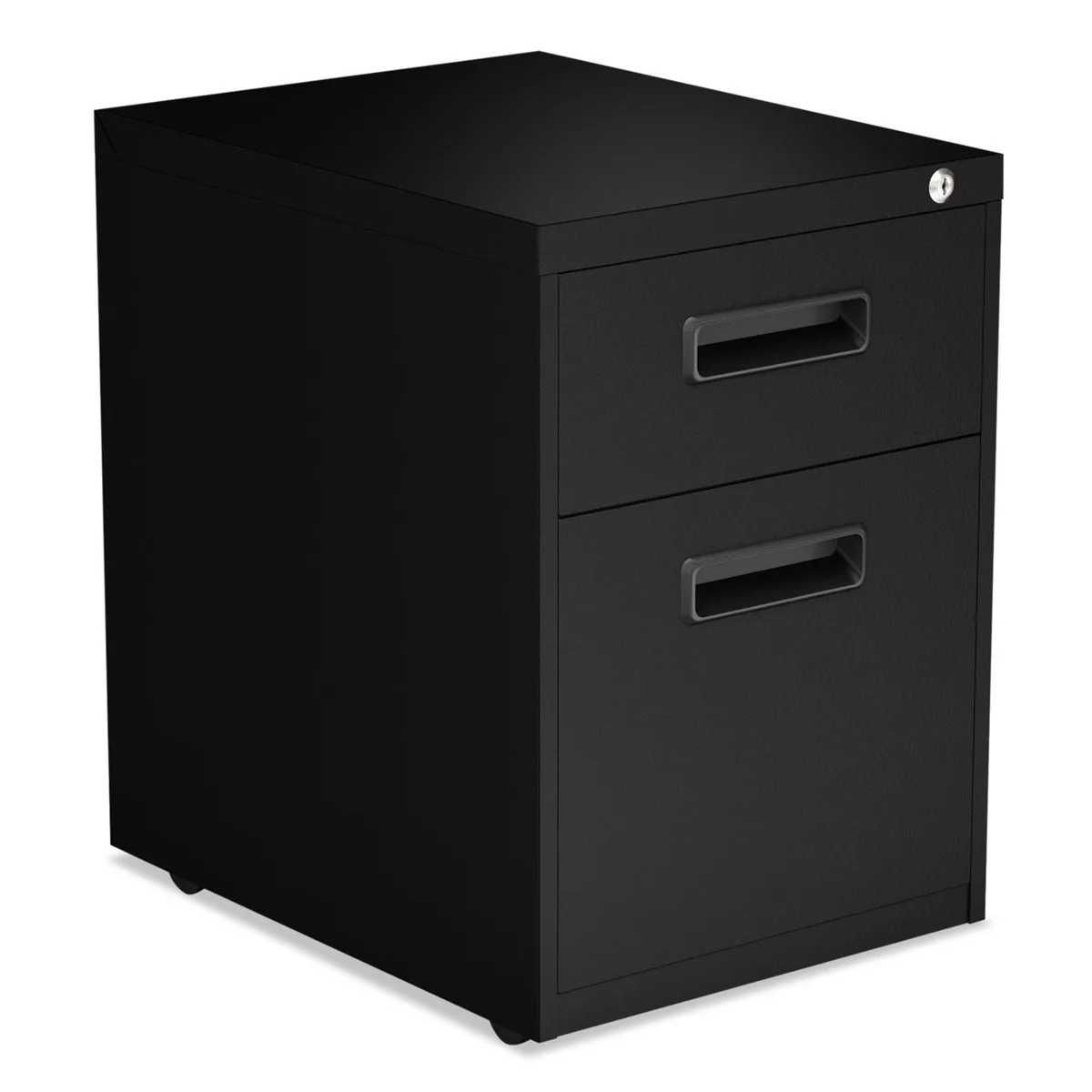 Alera Alera PABFBL Two-Drawer Metal Pedestal File Black — product photo