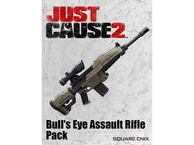 SQUARE ENIX USA SQUARE ENIX USA SE047 Just Cause 2 Bull's Eye Assault Rifle DLC downloadable game — product photo