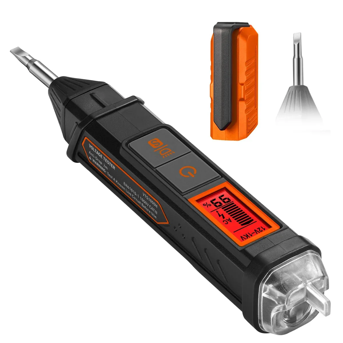 KEHIPI KEHIPI VTS1000H Voltage Tester Screwdriver Orange — product photo