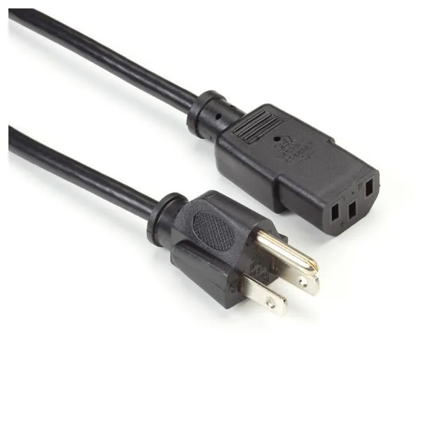 Black Box Corporation Black Box Corporation EPXR12 10ft NEMA 5-15P to IEC-60320-C13 computer power cord — product photo