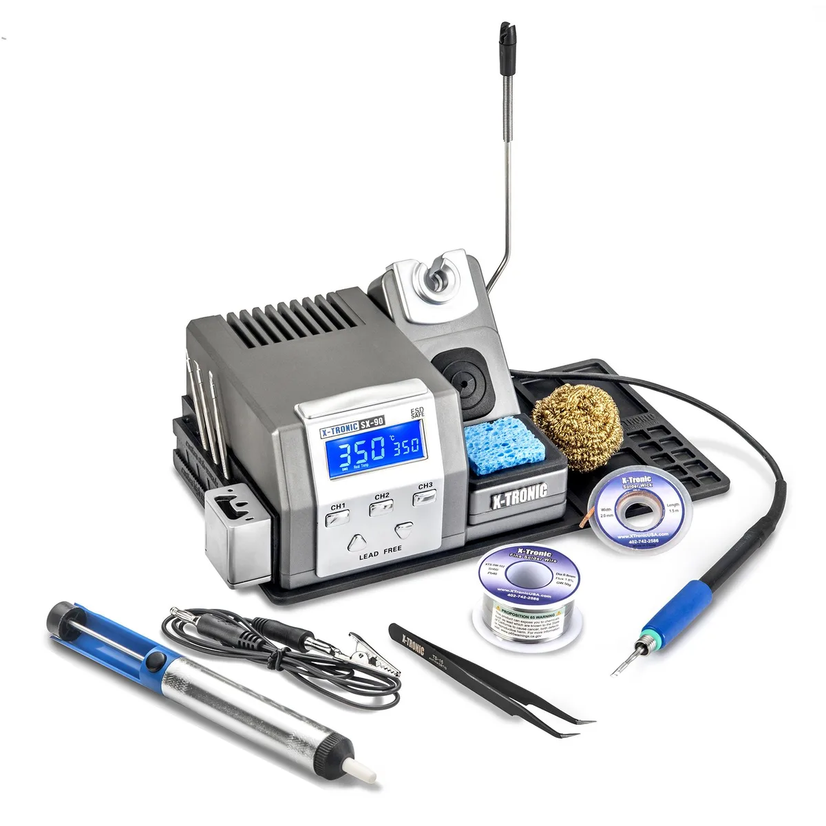 X-Tronic (X-Tronic International, Inc.) X-Tronic XTR-SX-90 Platinum 85W Precision Micro Soldering Station — product photo