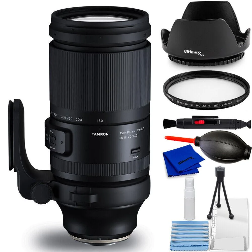 Tamron Tamron 150-500mm f/5-6.7 Di III VXD Fujifilm X 7PC Bundle — product photo