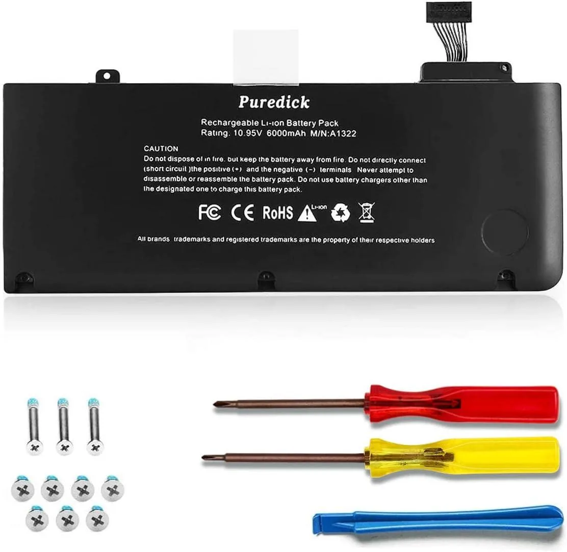 FOCUSTEC FOCUSTEC A1322 A1278 laptop battery 13 inch 2009-2012 10.95V 65.7Wh — product photo