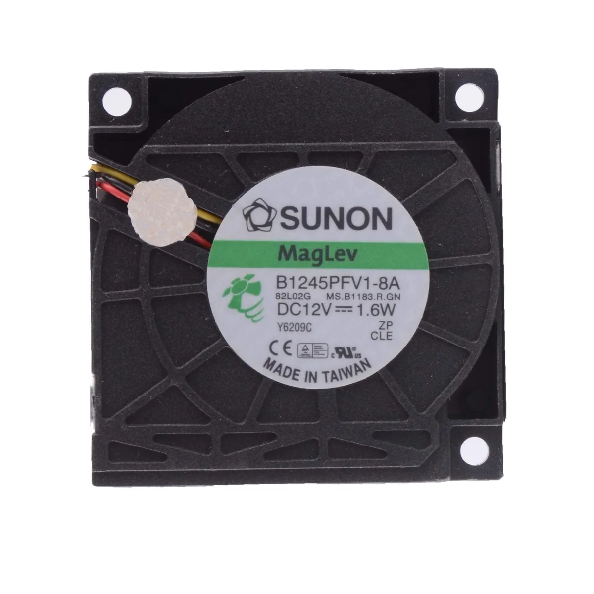 Zyvpee Zyvpee B1245PFV1-8A 45 x 10mm 12V 1.6W 3-pin blower case fan — product photo
