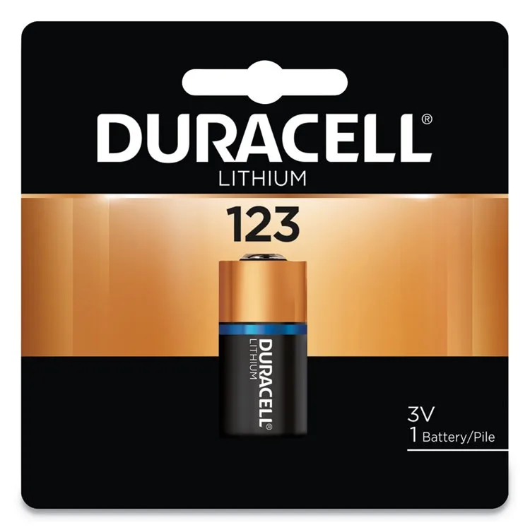 DURACELL DURACELL DL123AB4PK 123 Lithium 3 V 1470 mAh 4-pack — product photo