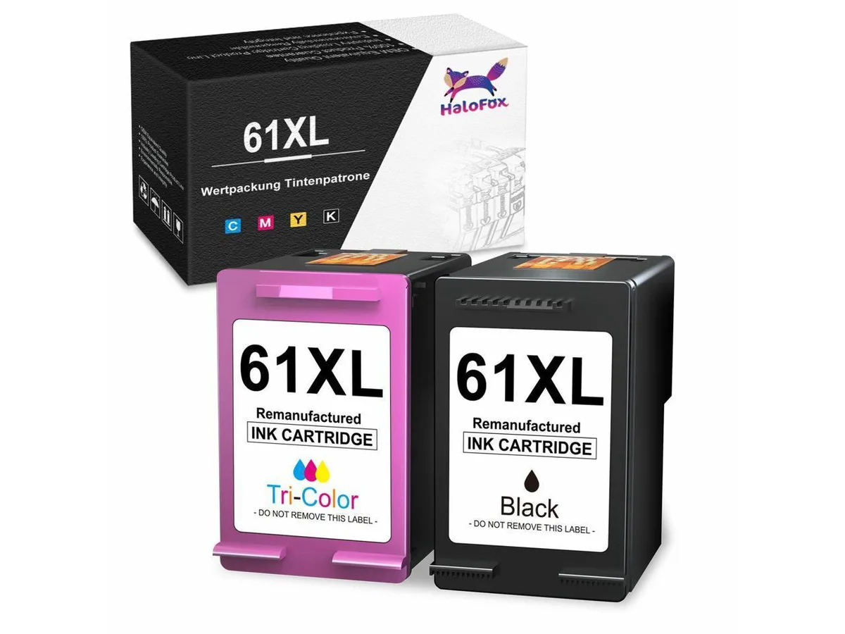 V4ink V4ink 61XL High-Yield Ink Cartridge 2-Pack Black &amp; Tri-Color — product photo