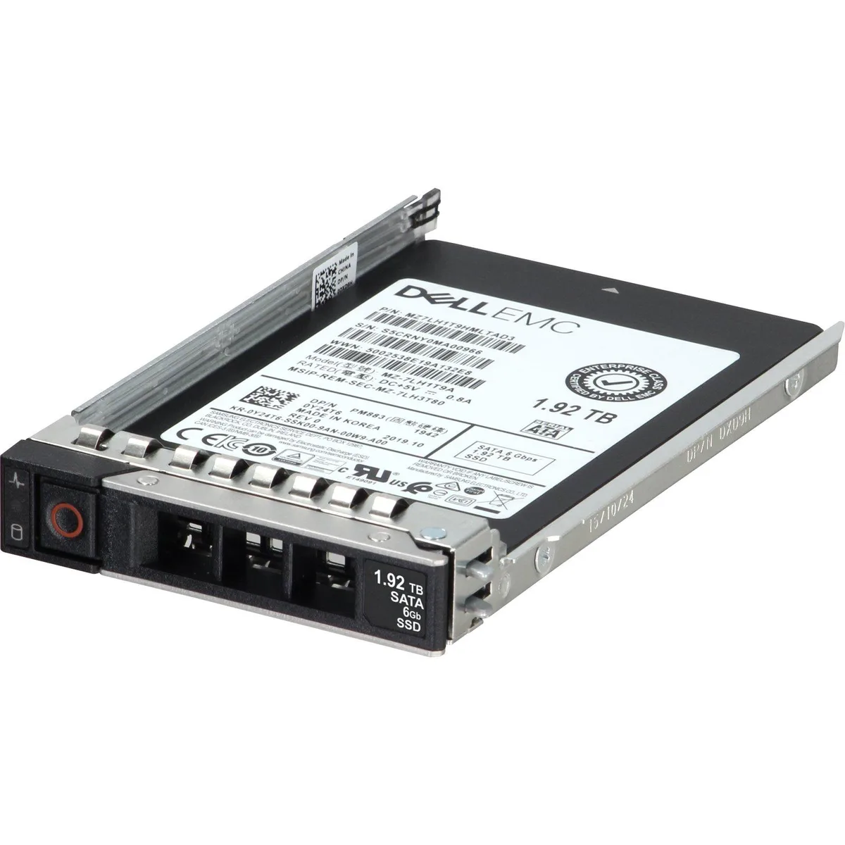 DELL DELL 1.92TB SATA 2.5 enterprise SSD PM883 Y24T6 — product photo