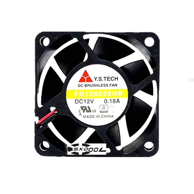 SXDOOL SXDOOL FD126025HB 12V 0.18A 60x60x25mm case fan — product photo