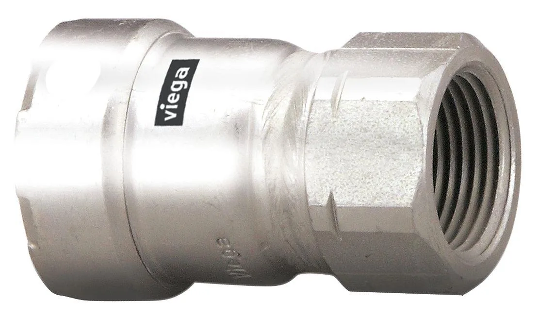 Viega Viega Megapress Stainless 304 Adapter 1/2" x 1/2" 95260 — product photo