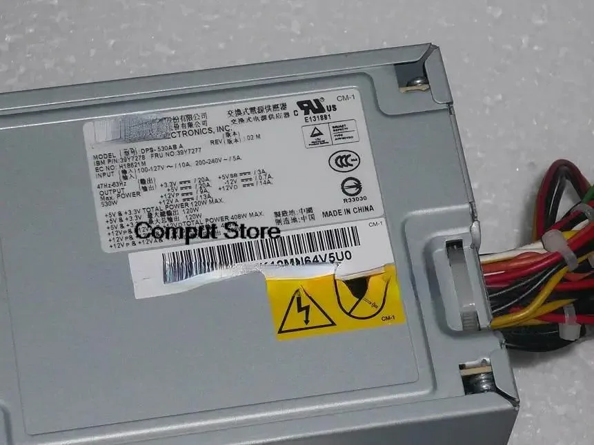 KHACHIMO KHACHIMO X226 Server Power Supply 530W 39Y7277 39Y7278 DPS-530AB A — product photo