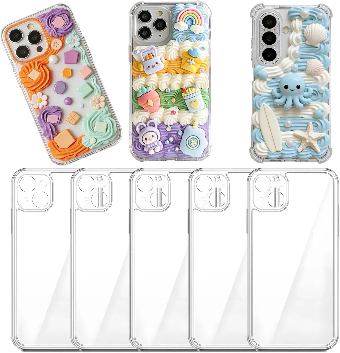 Transcend Transcend 5 Pack Clear Case iPhone 13 14 15 16 17 — product photo