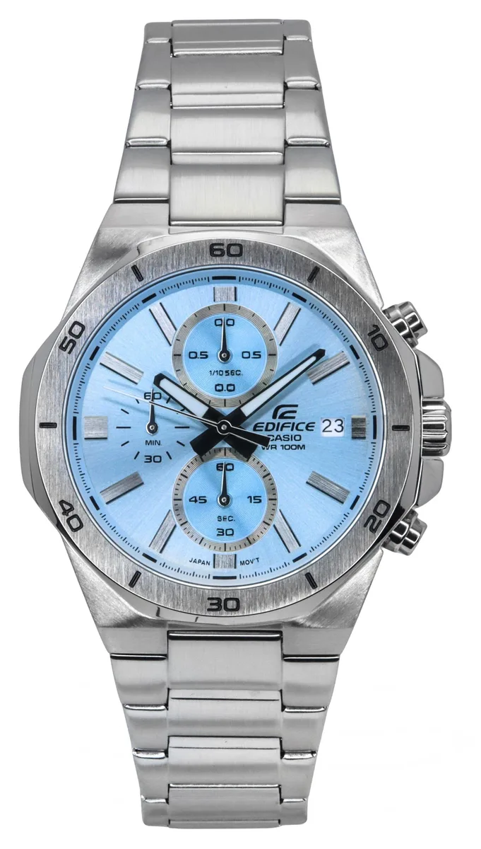 CASIO CASIO Edifice Chronograph Blue Dial Quartz 100M Watch EFV-640D-2BV — product photo