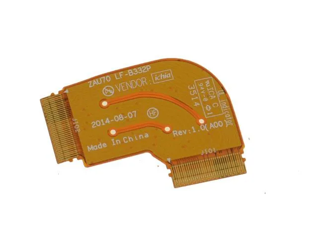 Flat orange ribbon cable with multiple connectors for Dell Latitude 7350 docking port