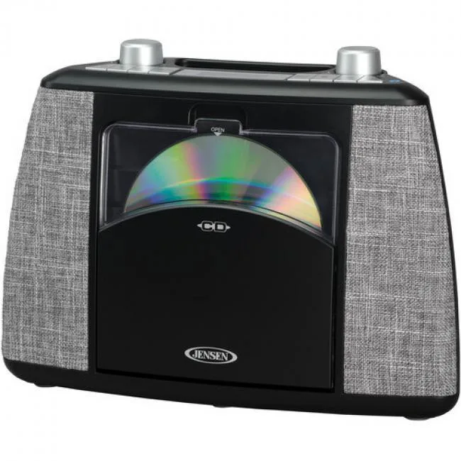 JENSEN JENSEN CD-565-BK Boombox Bluetooth FM CD Player Black — product photo
