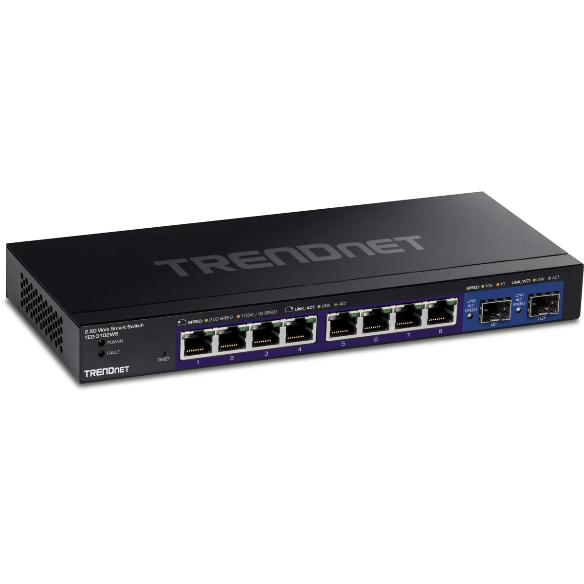 TRENDnet TRENDnet TEG-3102WS 10-Port Multi-Gig Web Smart Switch 2 in 1 accessory — product photo