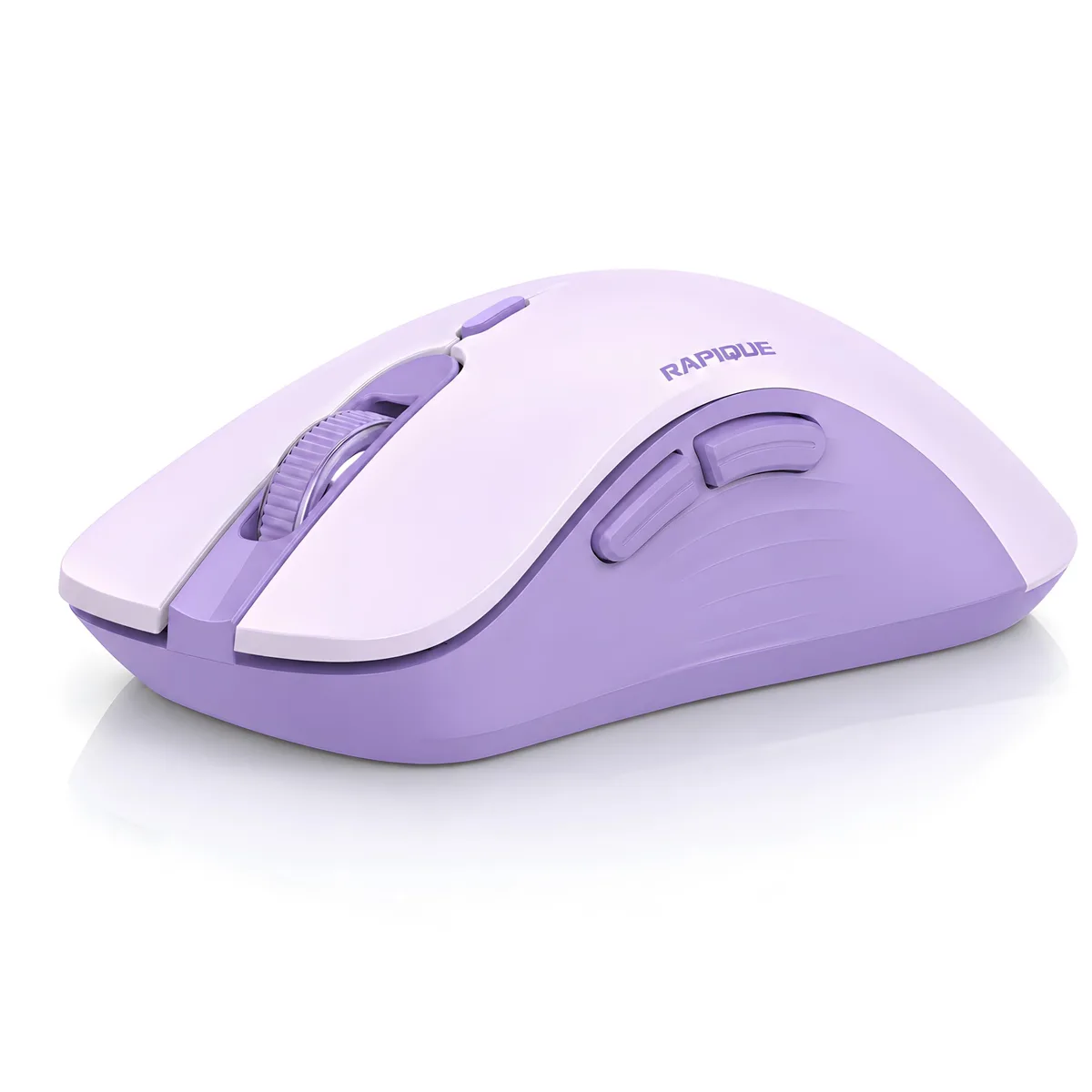  ASUS RAPIQUE Wireless Gaming Mouse Purple 65g 16 Buttons — product photo