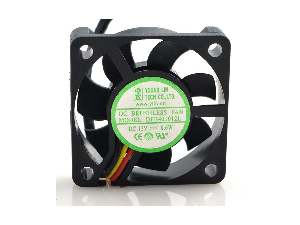 Fans Fans 4010 DFB401012L 12V .6W double ball mute case fan — product photo