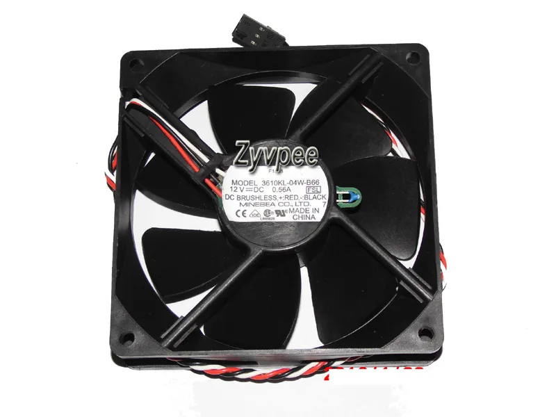 Zyvpee Zyvpee 3610KL-04W-B66 92×25 mm 12 V 0.56 A 3-pin case fan — product photo
