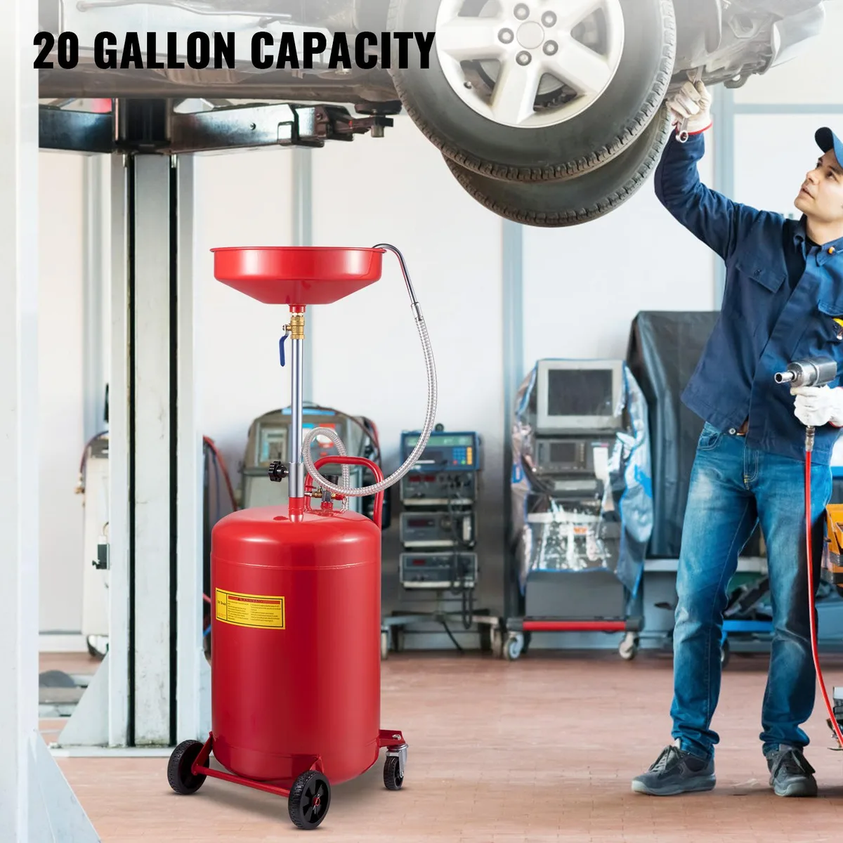VEVOR VEVOR 917 20 Gallon Air Operated Oil System Tool — product photo