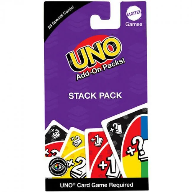 Mattel Mattel UNO Stack Pack Add-On Card Game JCV58 16 cards — product photo