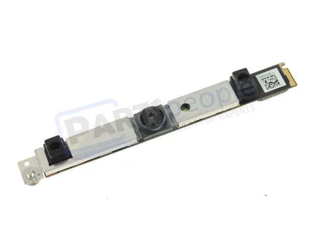 Small rectangular webcam module with silver lens and black plastic housing