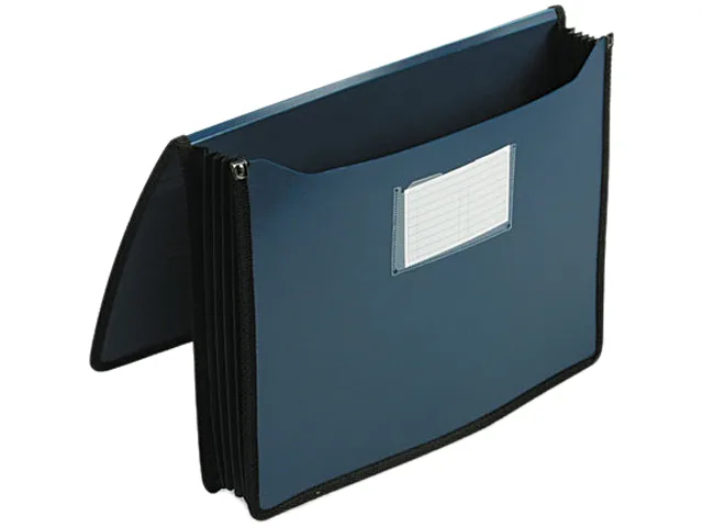 Smead Smead 71503 Premium 5 1/4 Inch Expansion Wallets Poly Letter Navy Blue accessory — product photo