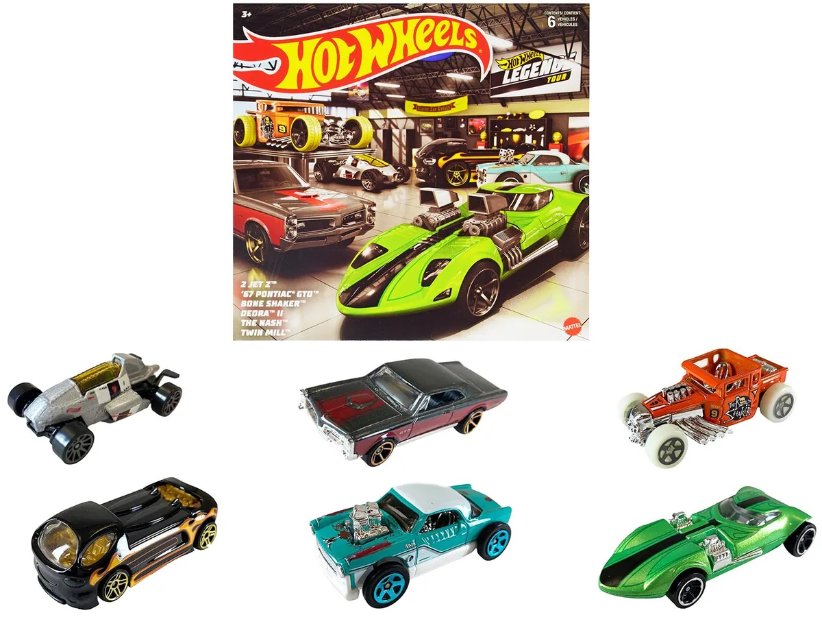 Hot Wheels Hot Wheels Legends 6-piece Diecast Car Set — product photo