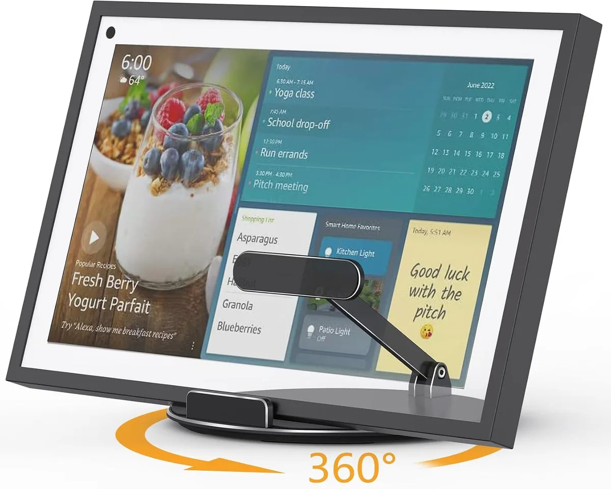 MCHOSE MCHOSE Swivel Tilt Stand for Echo Show 15 21 15.6 360° — product photo