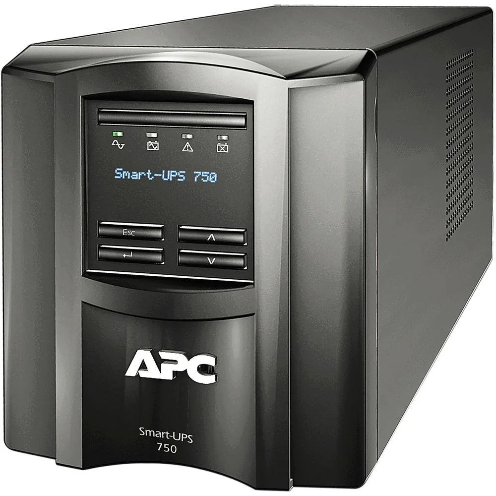 APC APC SMT750C Tower UPS 750 VA 500 W 6 NEMA 5-15R 16 GB USB 3.0 — product photo