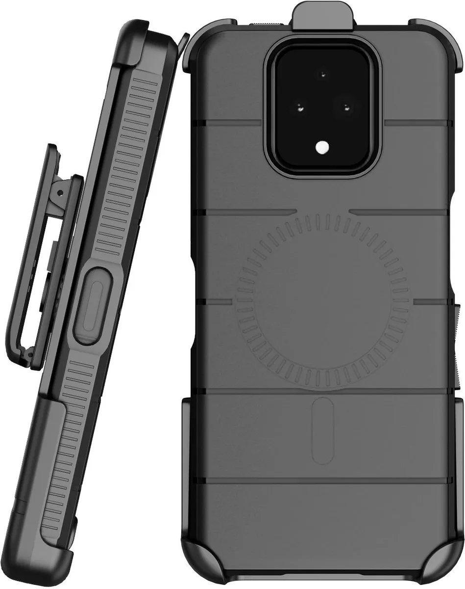 Nakedcellphone Nakedcellphone Case &amp; Holster Combo for Sonim XP Pro 5G (2024, X800) Black MagSafe 13-Position Clip — product photo