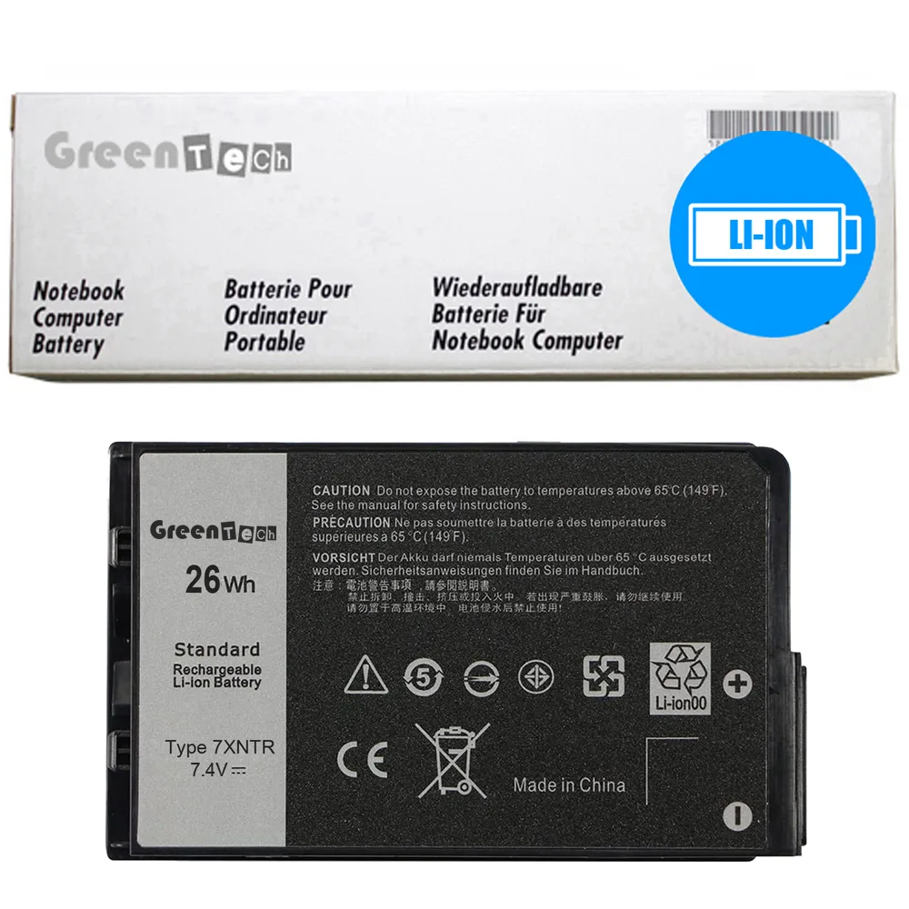 NShi NShi laptop battery 7.4V 26WHR for Latitude 7202 7212 — product photo