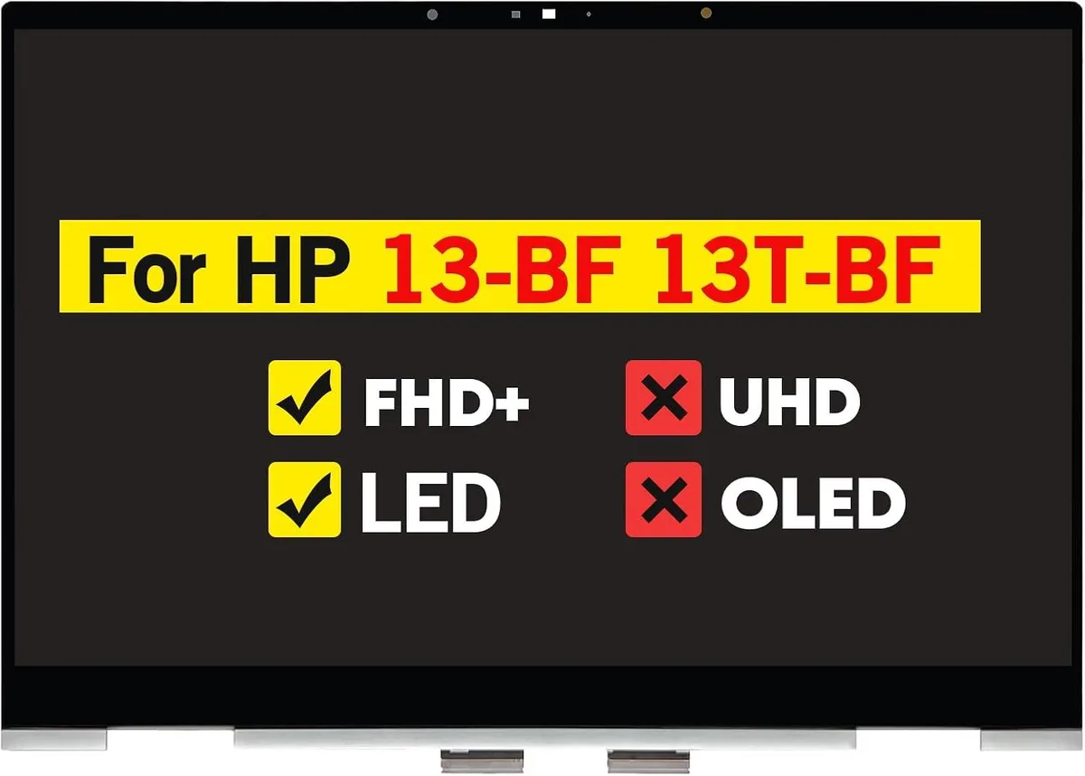 NUOLAISUN NUOLAISUN 13.3" 1920x1200 Touch Screen Assembly for HP Envy x360 13-bf Natural Silver — product photo