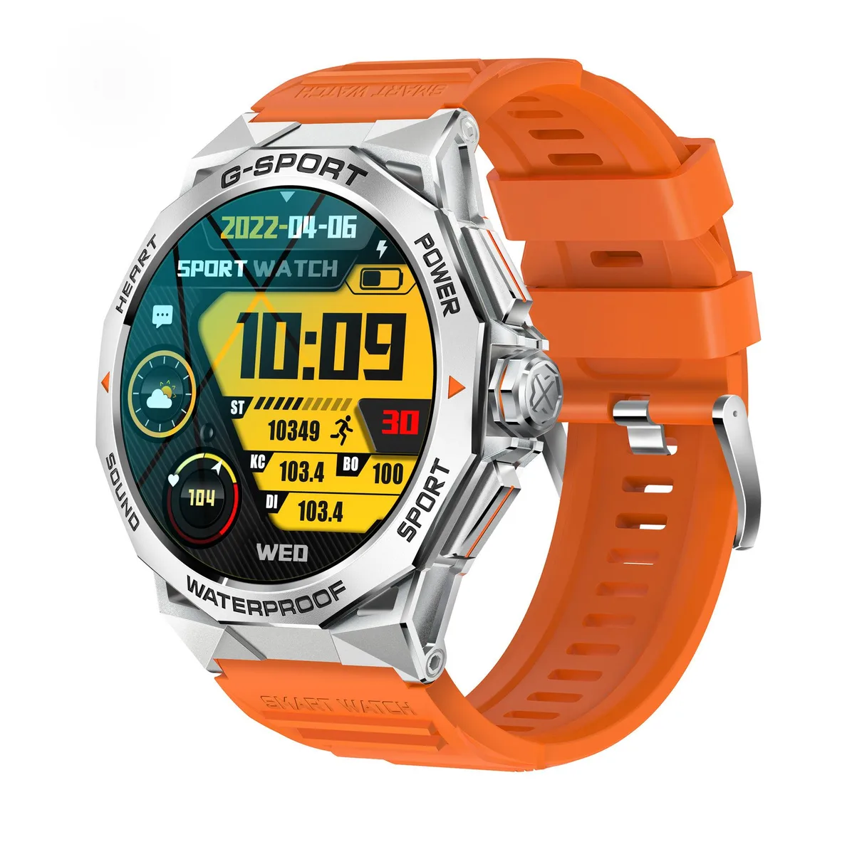 allentian allentian K62 Smart Watch 1.43 Inch Amoled Orange — product photo
