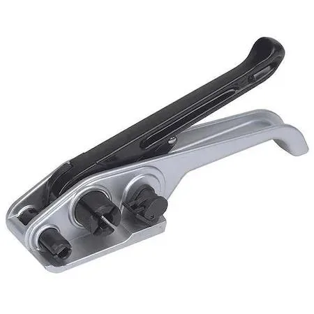 Steel manual strapping tensioner with windlass handle
